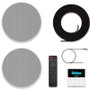 Fonestar KS-WALL Kit de sonido con amplificador de pared y 2 altavoces de techo